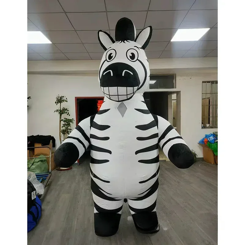 Suits - Costume da Mascotte Zebra Gonfiabile per
