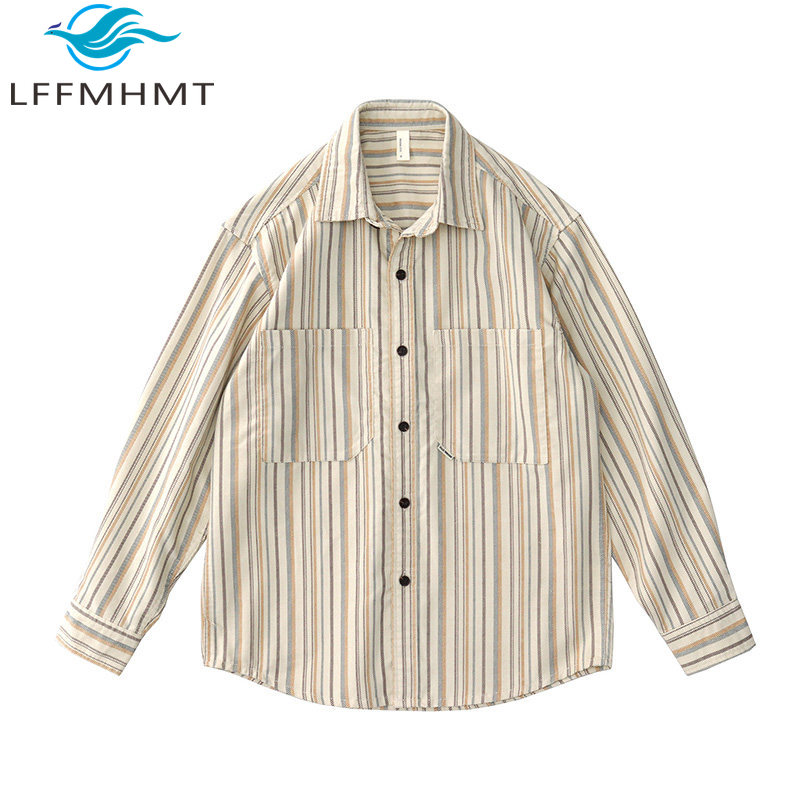 Corduroy Button Up Shirt Men - Camicia da uomo in velluto a