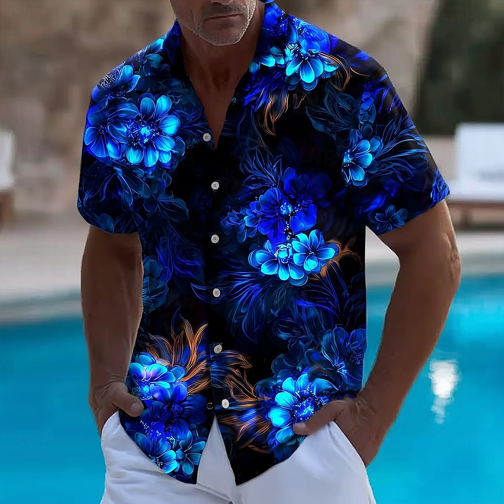 Camicia hawaiana estiva da uom - Vintage Hawaiian Floral Shirt recensione e prezzo