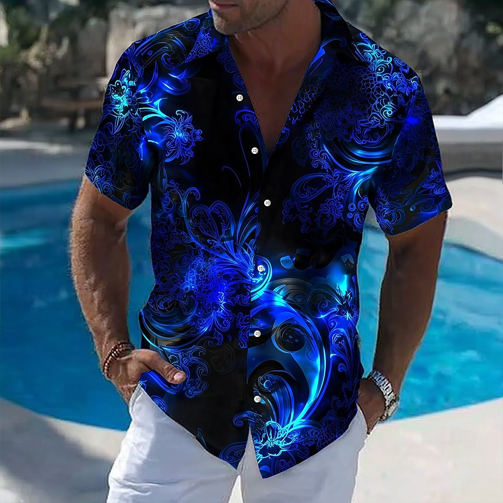 Camicia hawaiana estiva da uom - Vintage Hawaiian Floral Shirt recensione e prezzo