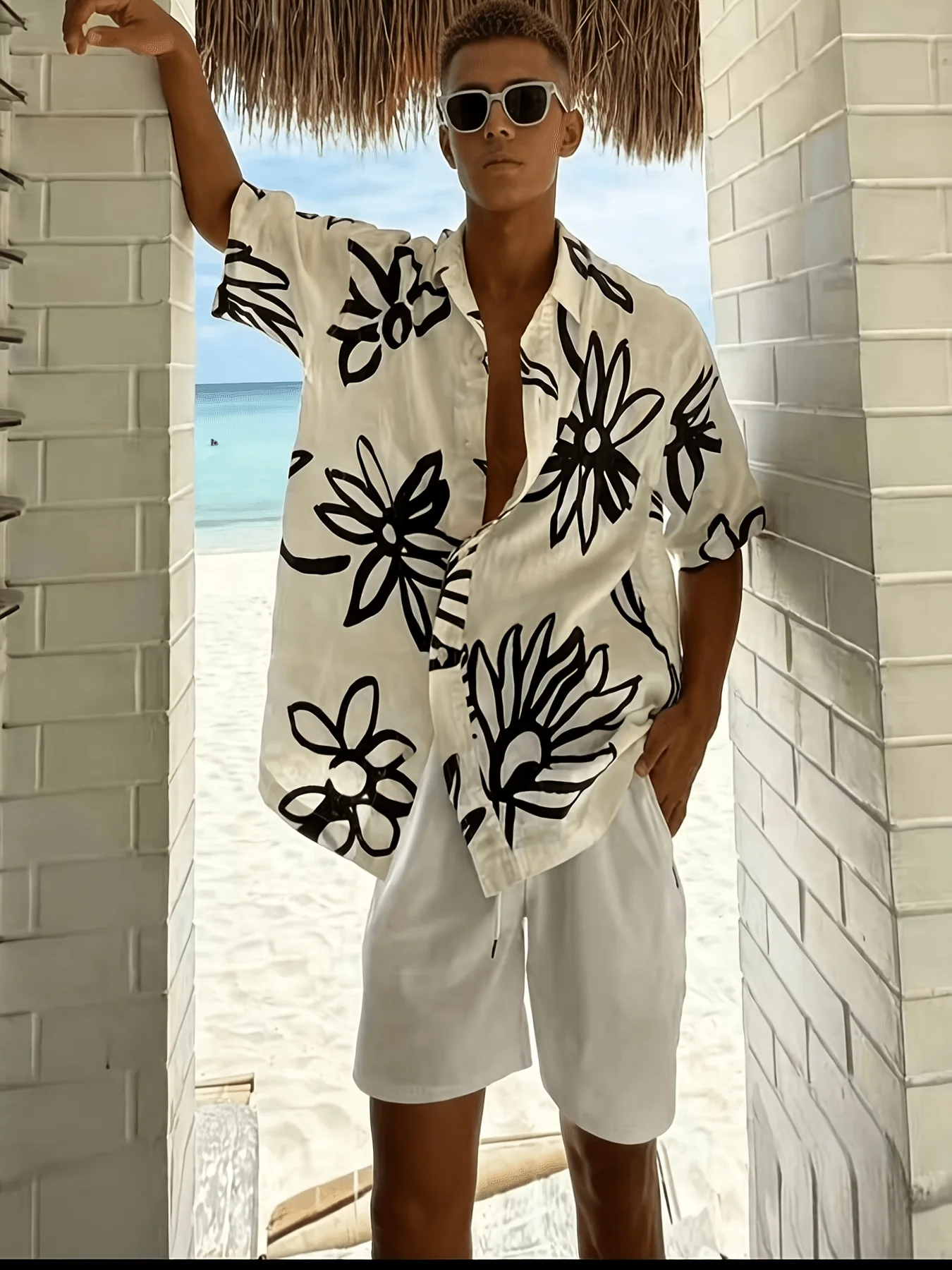 Camicia hawaiana oversize da u - Vintage Hawaiian Floral Shirt recensione e prezzo