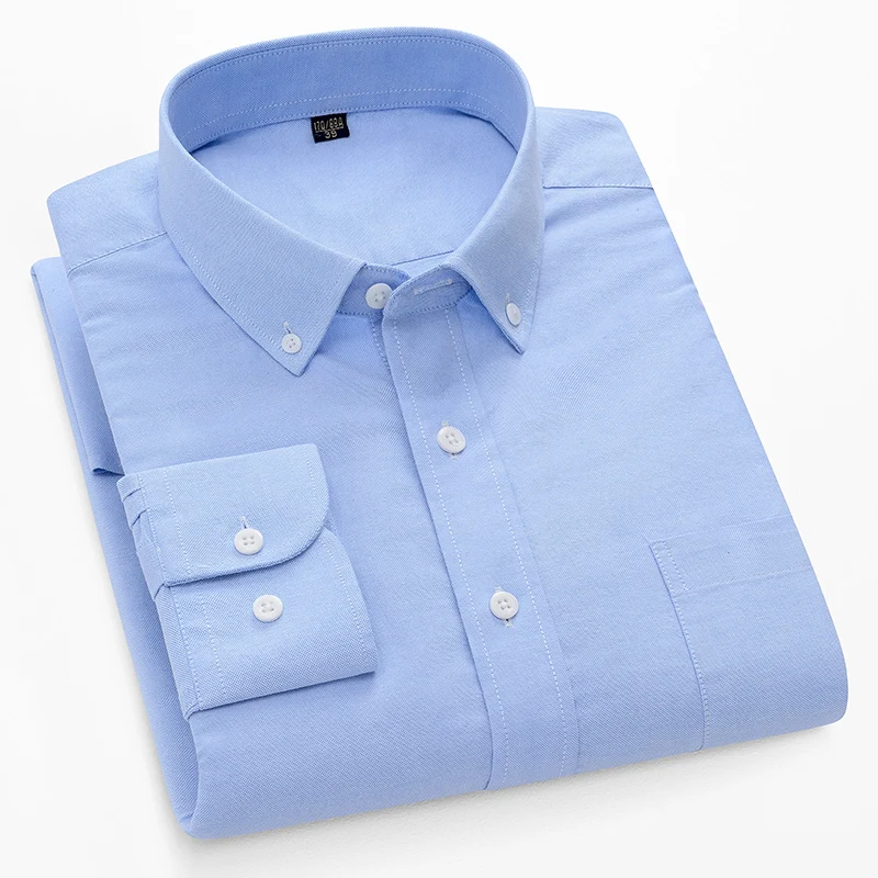 Camicie Oxford a Maniche Lungh - Oxford Cotton Casual Shirt Business recensione e prezzo