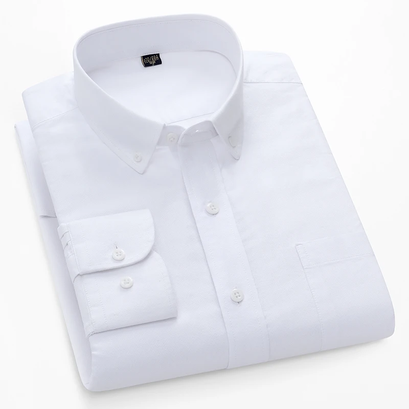Camicie Oxford a Maniche Lungh - Oxford Cotton Casual Shirt Business recensione e prezzo