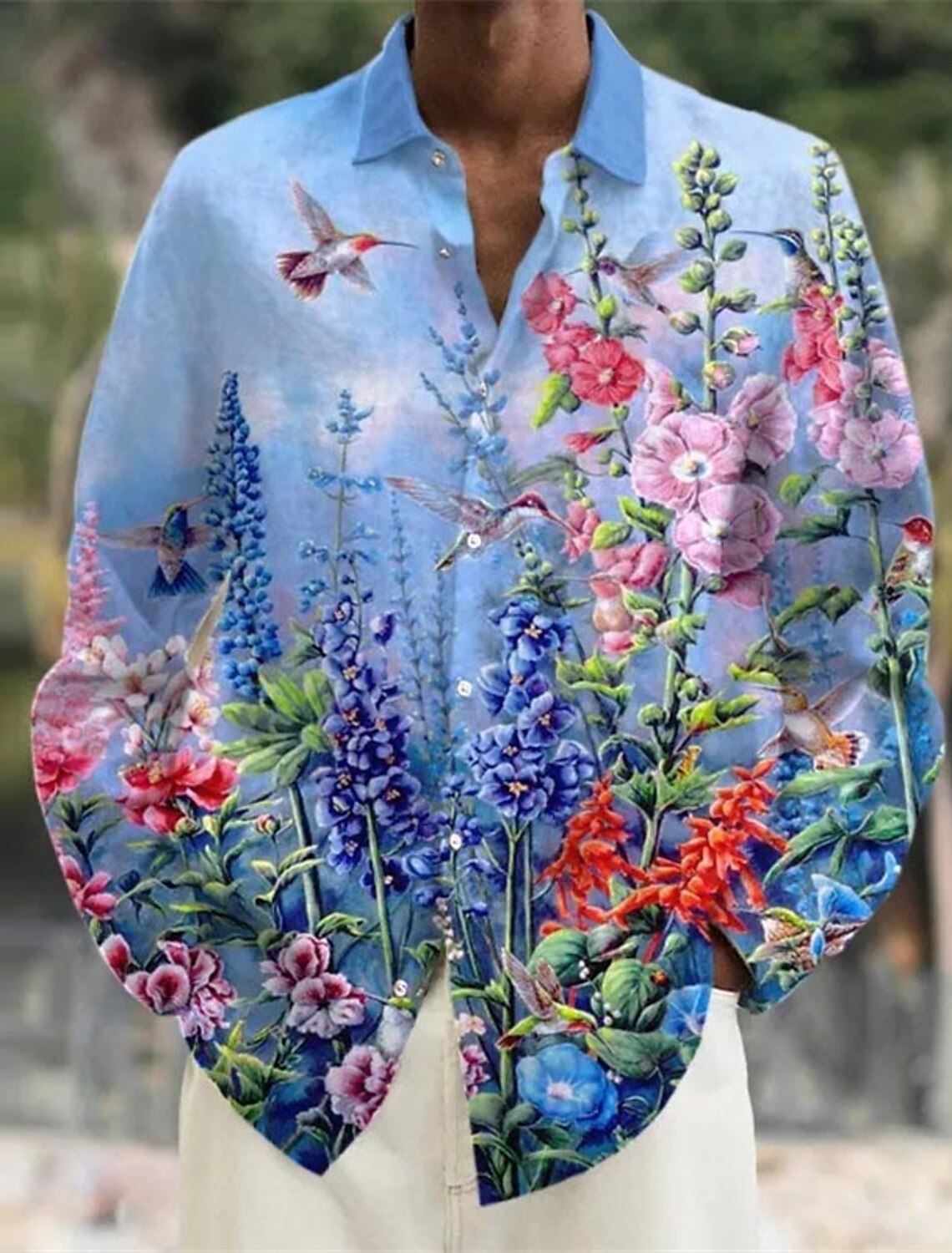 Camicia da uomo camicia di lin - Vintage Hawaiian Floral Shirt recensione e prezzo