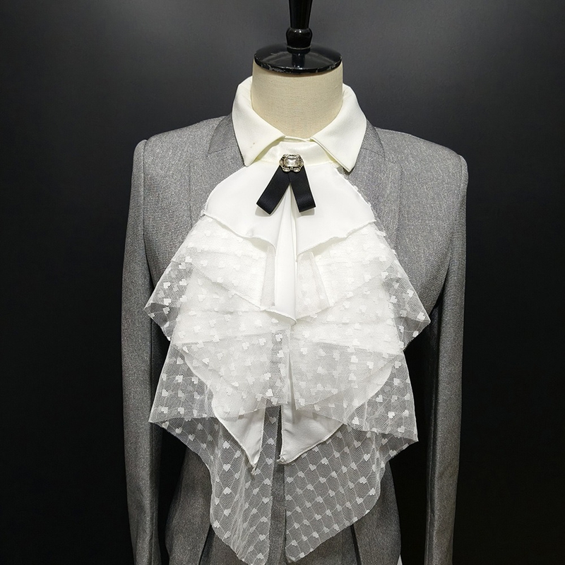 Colletto finto a strati in piz - Shirts recensione e prezzo