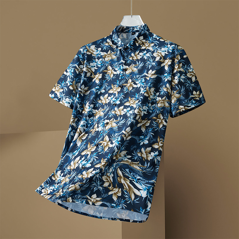 Camicie da uomo taglie forti 1 - Vintage Hawaiian Floral Shirt recensione e prezzo