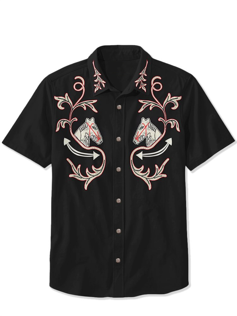 Camicia da uomo retrò a manich - Vintage Hawaiian Floral Shirt recensione e prezzo