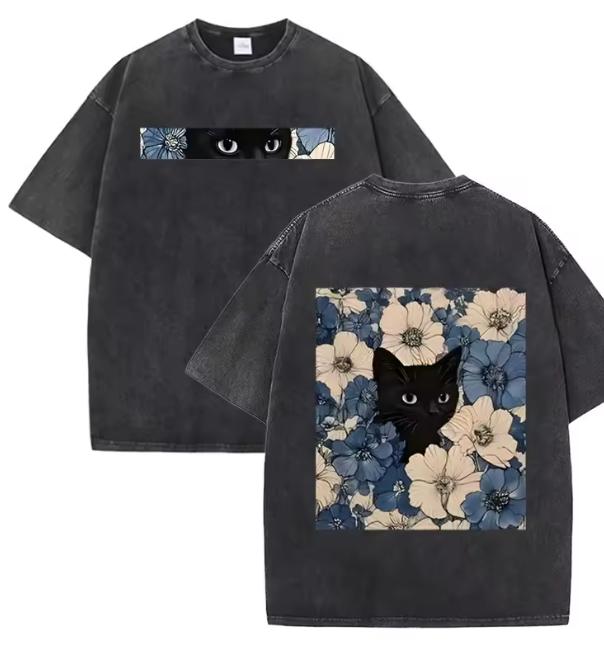 T-shirt nera vintage con effet - Acid Wash Vintage Graphic T Shirt recensione e prezzo