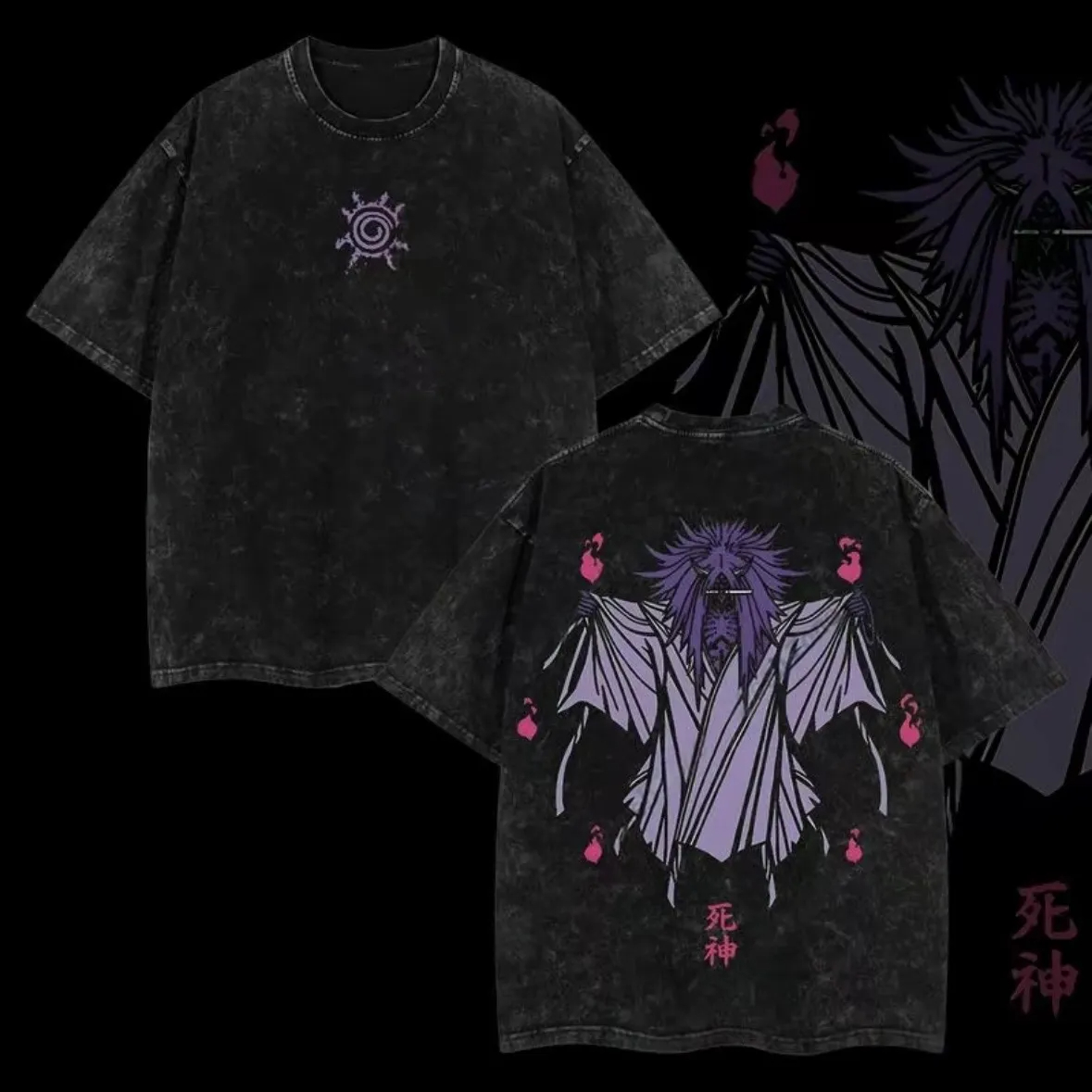 T-Shirt Shinigami Naruto con S - Acid Wash Vintage Graphic T Shirt recensione e prezzo