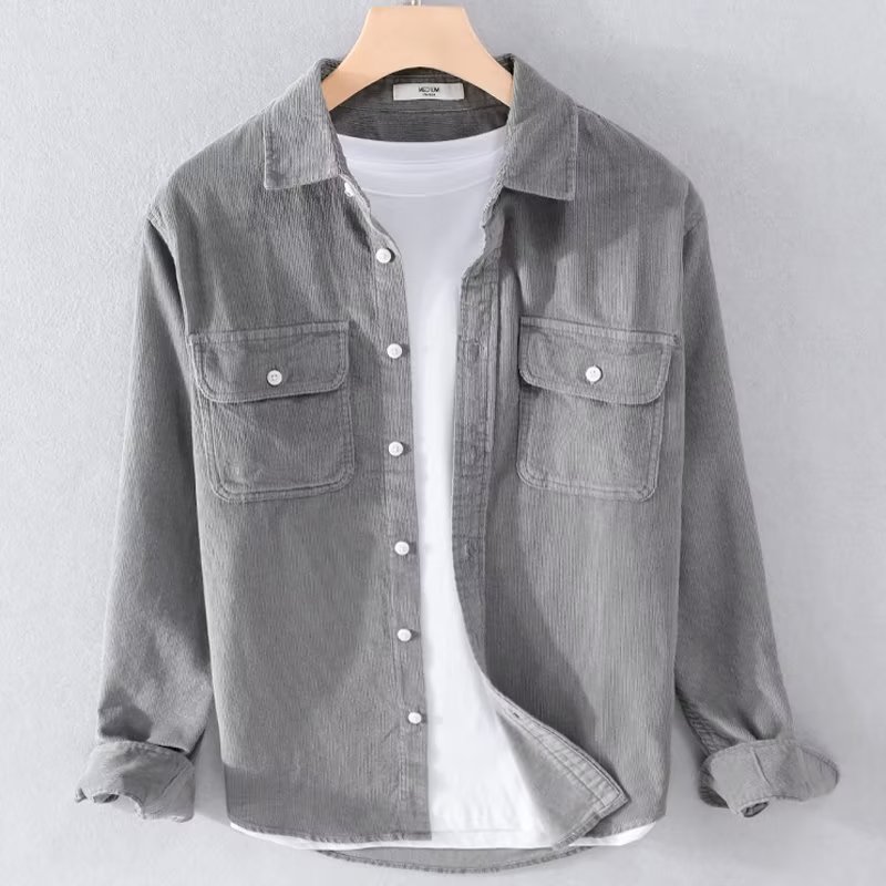 Camicia da uomo in velluto a c - Corduroy Button Up Shirt Men recensione e prezzo